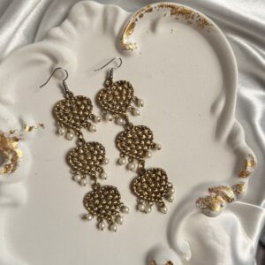 Tuba's Triple Heart shape Earrings